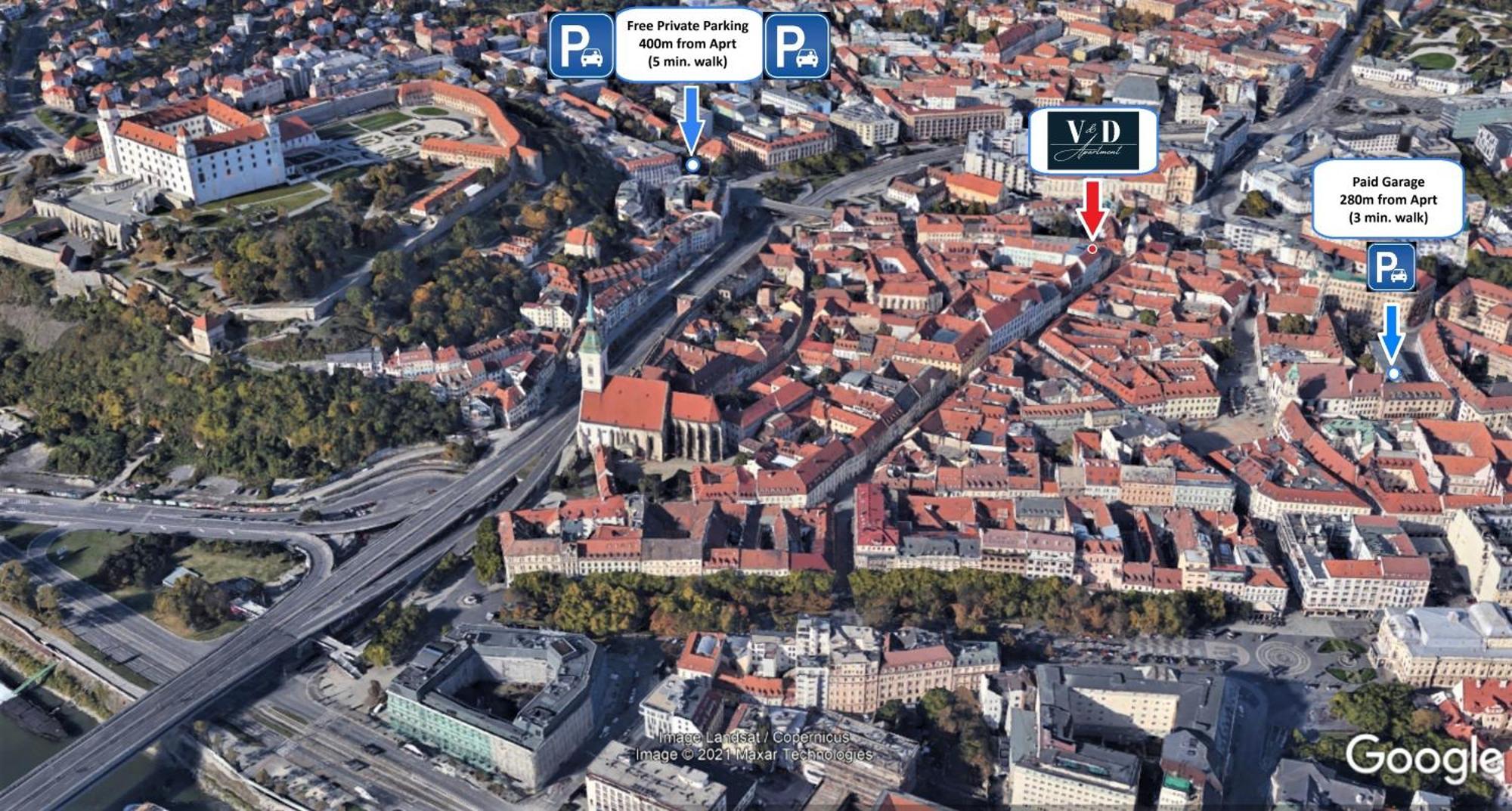 New Design & High Standard Apt From 16Th Century In Old Town-Free Parking ブラチスラヴァ エクステリア 写真